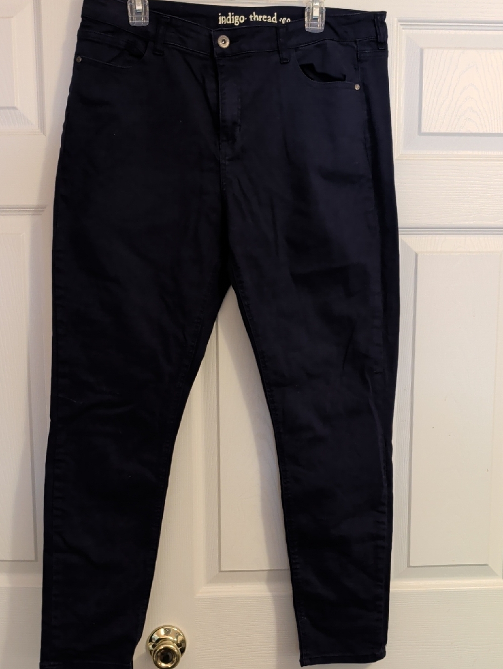 Indigo Thread Co. Navy Slim Pants EUC